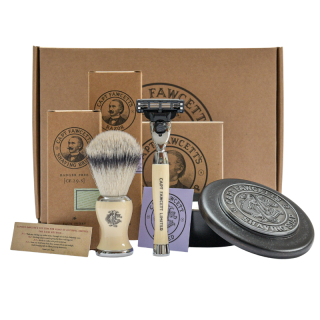 Coffret LUXURY Shave Brush, Razor & Soap