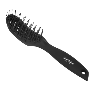 Brosse à cheveux incurvée et ventilée