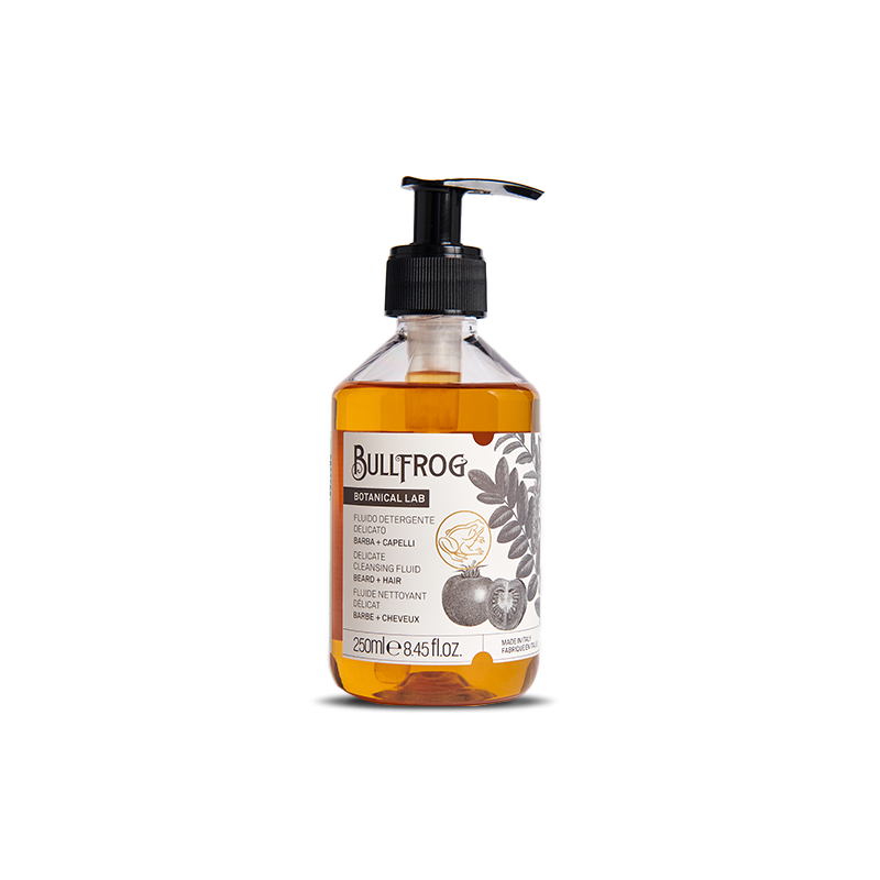Fluide Nettoyant délicat pour Cheveux & Barbe