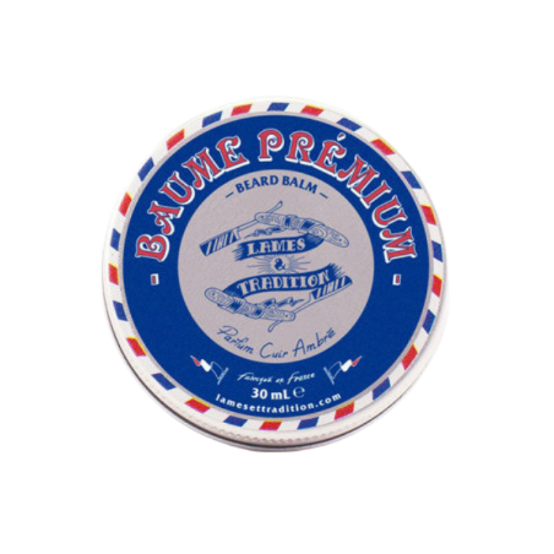 Baume barbe PREMIUM cuir ambré