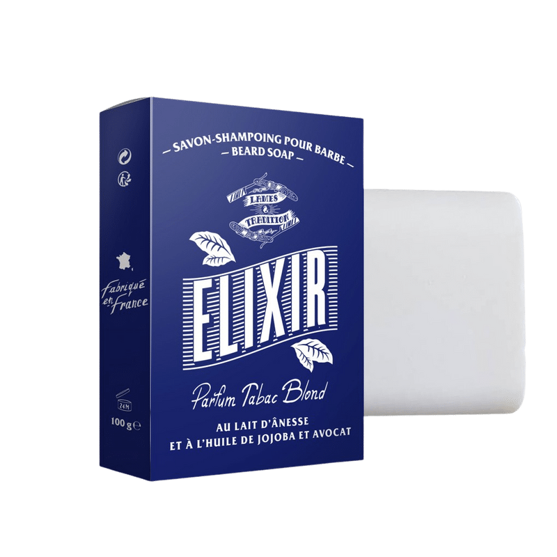 Savon shampoing barbe ELIXIR au lait d'ânesse