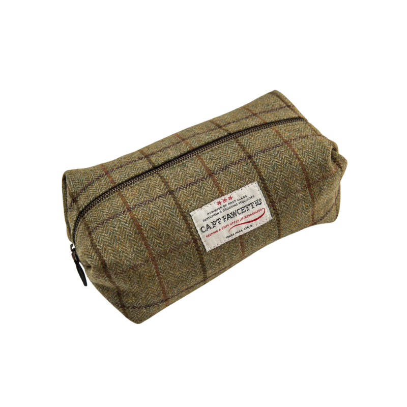 Trousse de toilette en tweed Captain fawcett