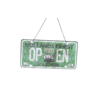 Plaque porte Open/Closed