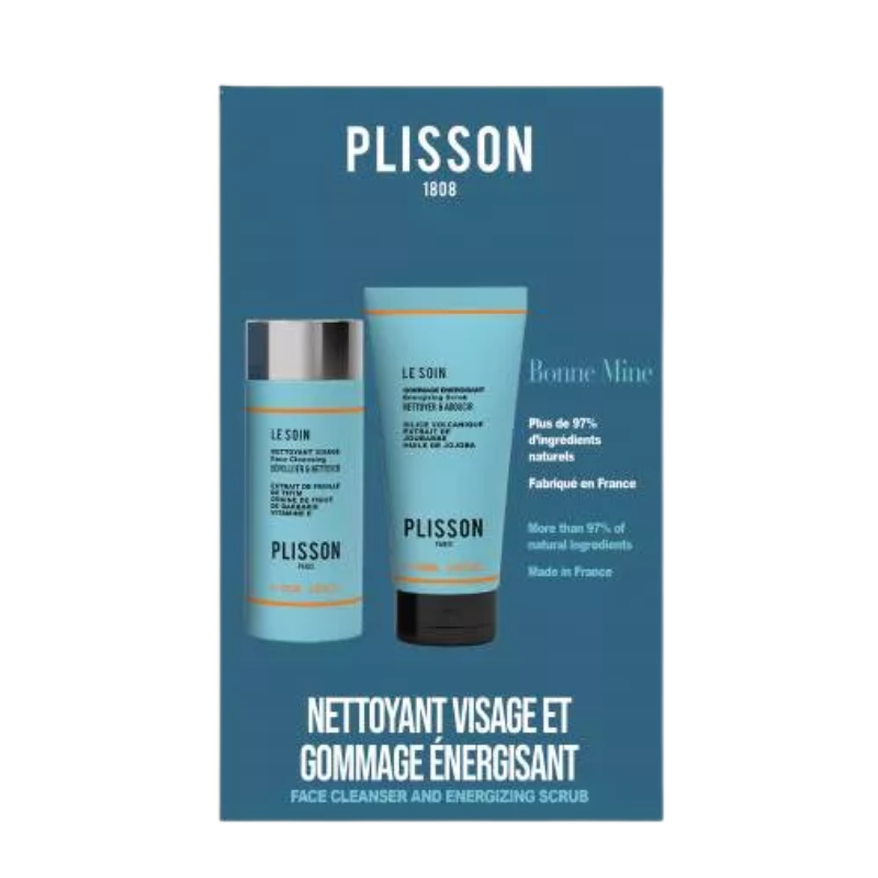Duo Bonne Mine (Nettoyant Visage & Gommage Energisant)