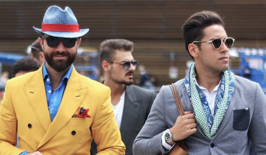 hommes avec différents styles de barbe