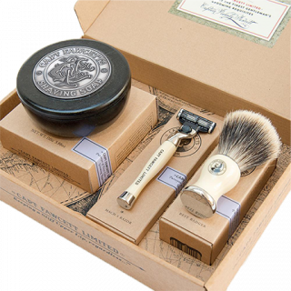 OBSOLETE - Coffret Rasage - Blaireau, Rasoir et Savon